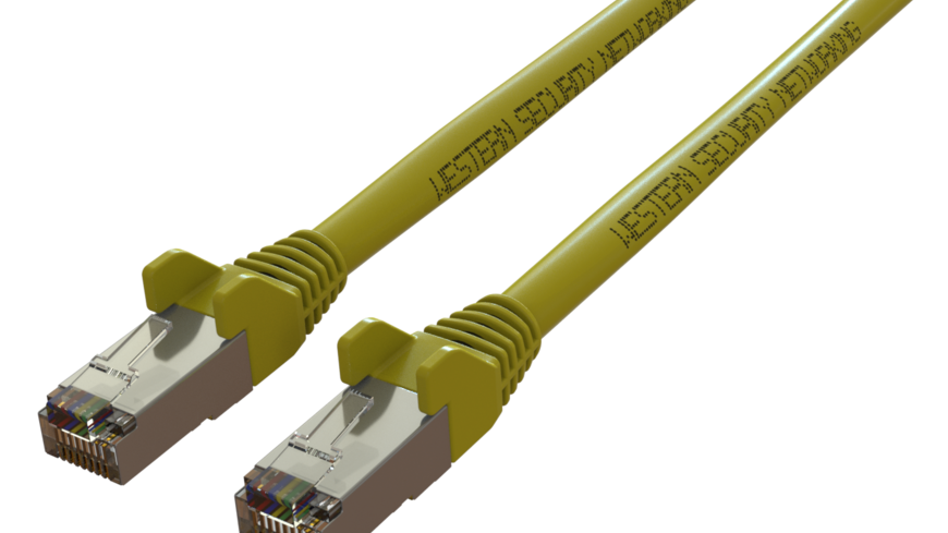 WesternSecurity WSN-P SFTP C6A 0.5m Yellow